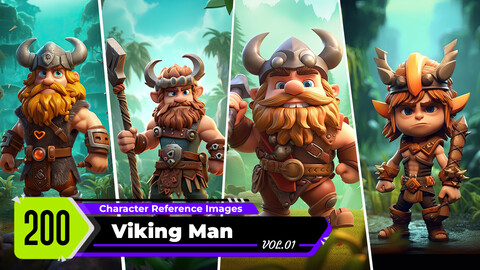 Viking Man VOL.01 - 4K Reference Images