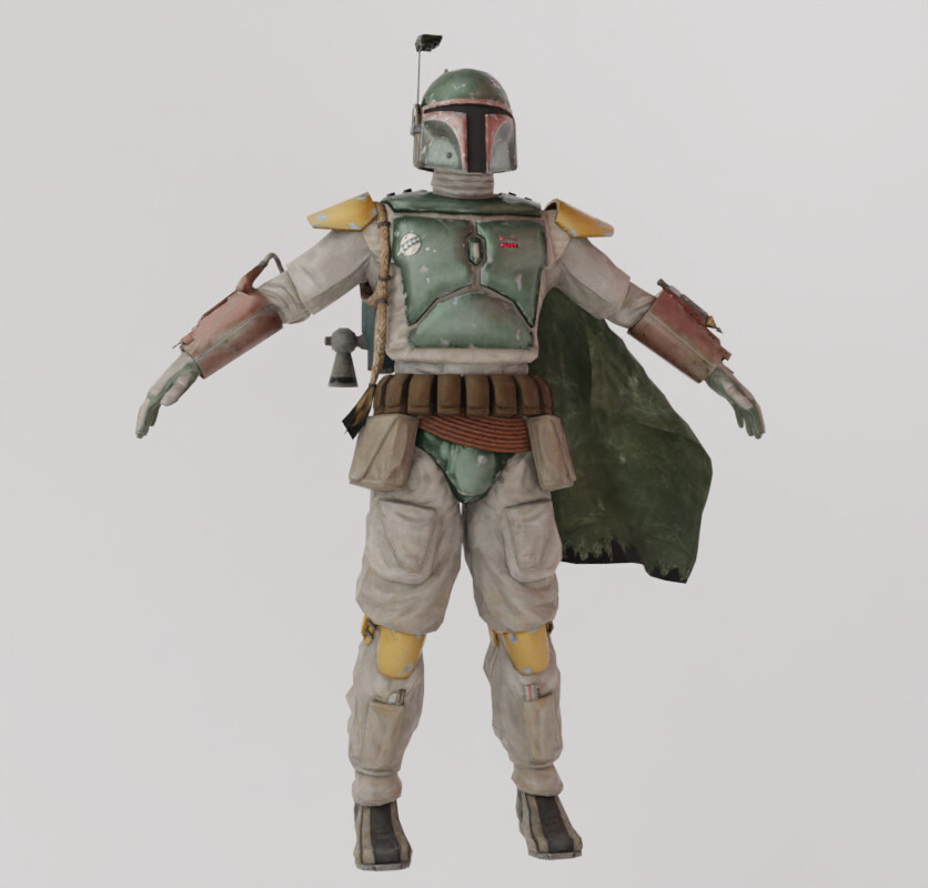 ArtStation - Boba Fett Textured Model | Resources