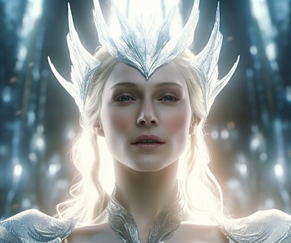 Artstation - Galadriel-inspired Futuristic Elves 