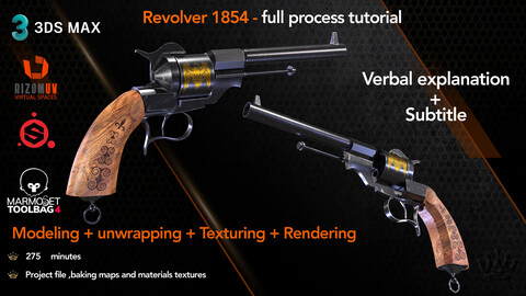 revolver 1854-full process tutorial