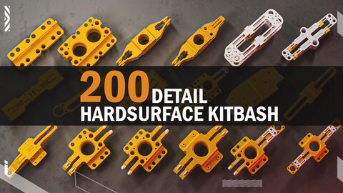 200 Hard Surface Detail Kitbash