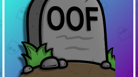 Twitch Emote: Oof Tombstone