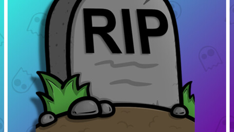 Twitch Emote: RIP Tombstone