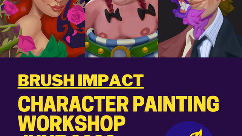 Digital Painting for Characters (Group Workshop) via Zoom