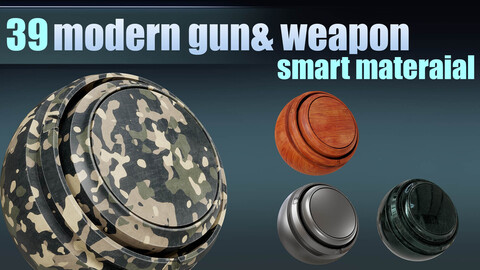 39 MODERN GUN & WEAPON SMART MATERIAL