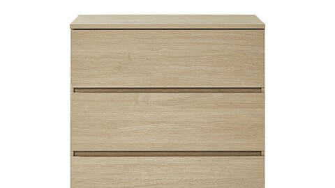 onion Lime 3-tier chest of drawers