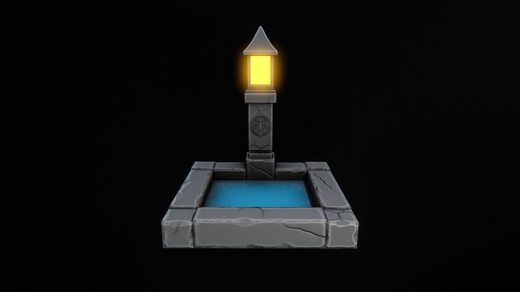 ArtStation - Stylized Decorated Fountain (Game Ready) | Game Assets