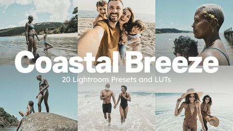 20 Coastal Breeze LUTs & Lightroom Presets