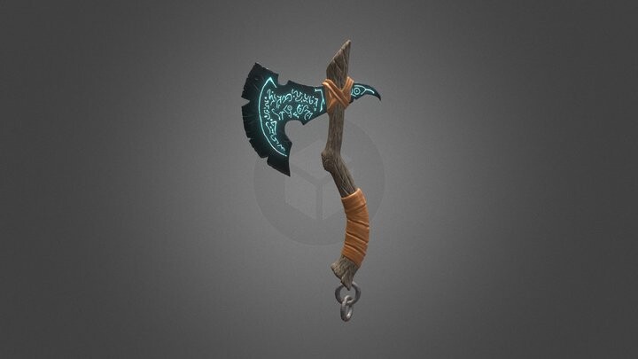 ArtStation - Fantasy Axe | Game Assets