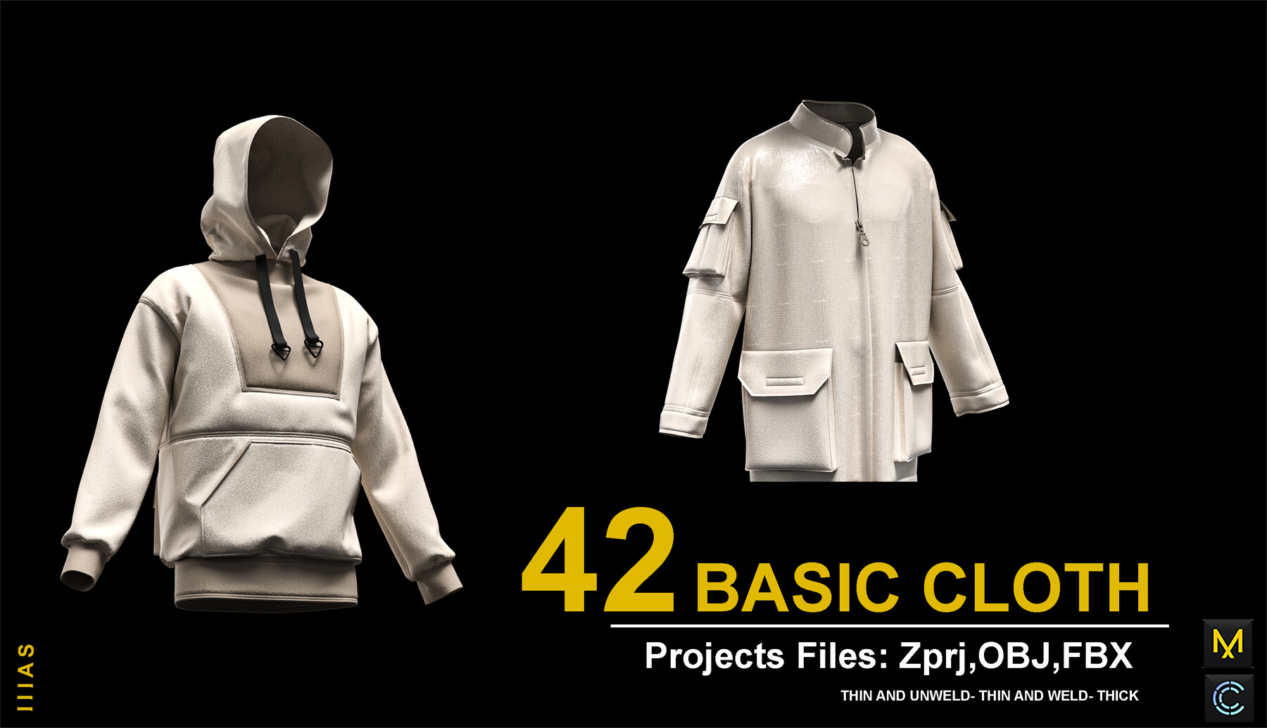 ArtStation - BASIC CLOTHES (CLO3D AND MARVELOUS DESIGNER) ZPRJ, OBJ ...