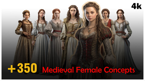 +350 Medieval Female Concept