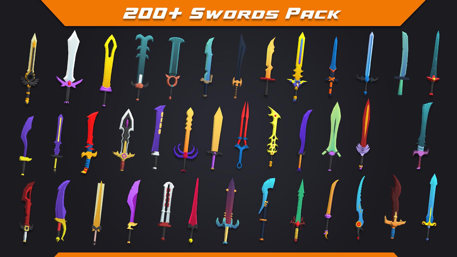 ArtStation - Swords Pack - Stylized Low Poly | Game Assets
