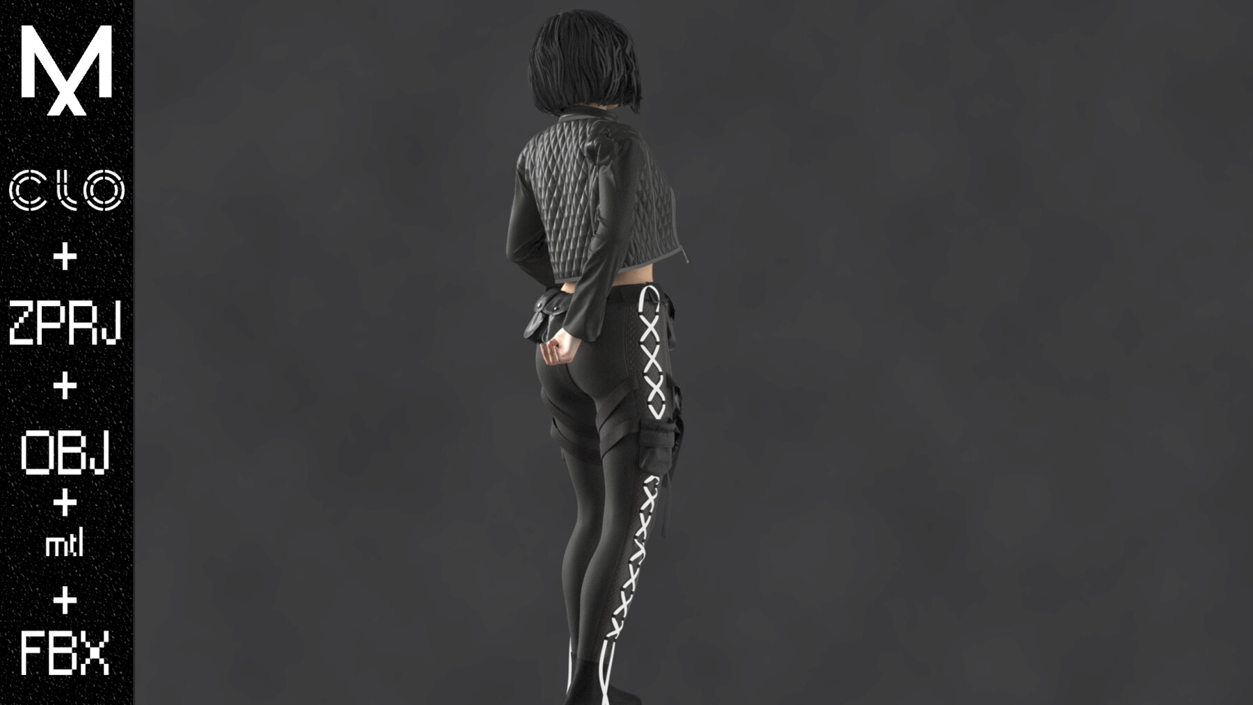 ArtStation - Outfit Female OBJ mtl FBX ZPRJ