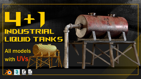 4+1 Industrial Liquid tanks