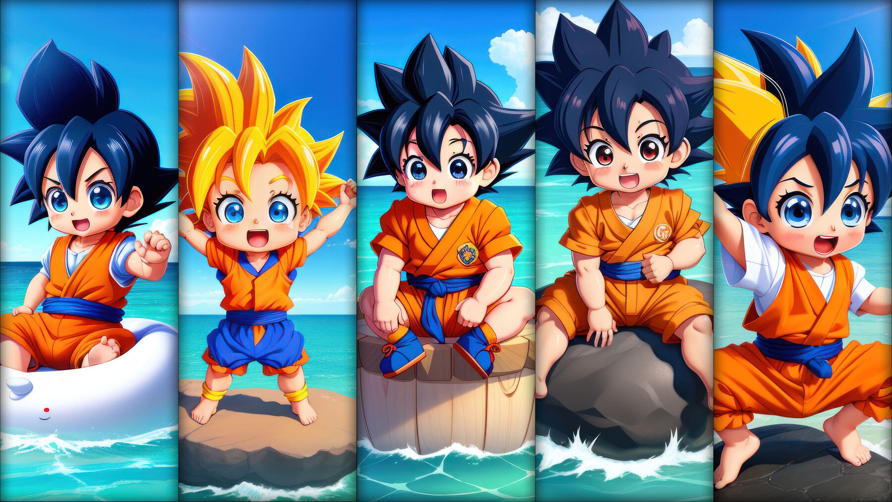 ArtStation - +540 Baby Goku Reference Pack _4k | Artworks