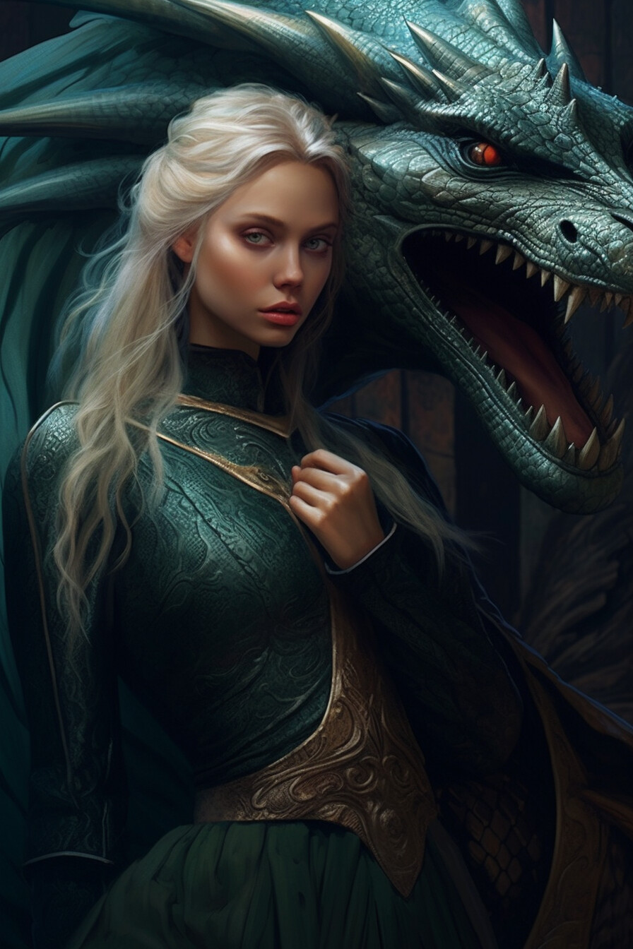 ArtStation - The Enchantress and the Fire-Breather: A Tale of Bond and ...