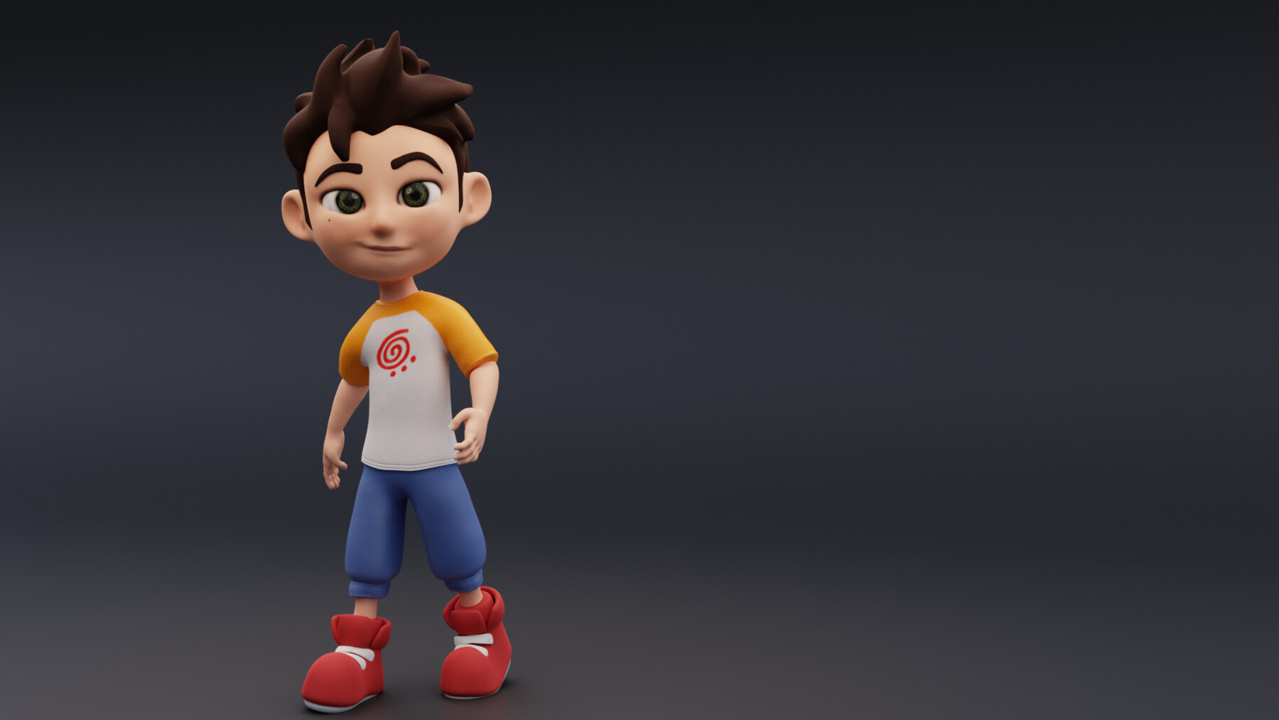 ArtStation - Cartoon boy Rigged 3D model | Game Assets