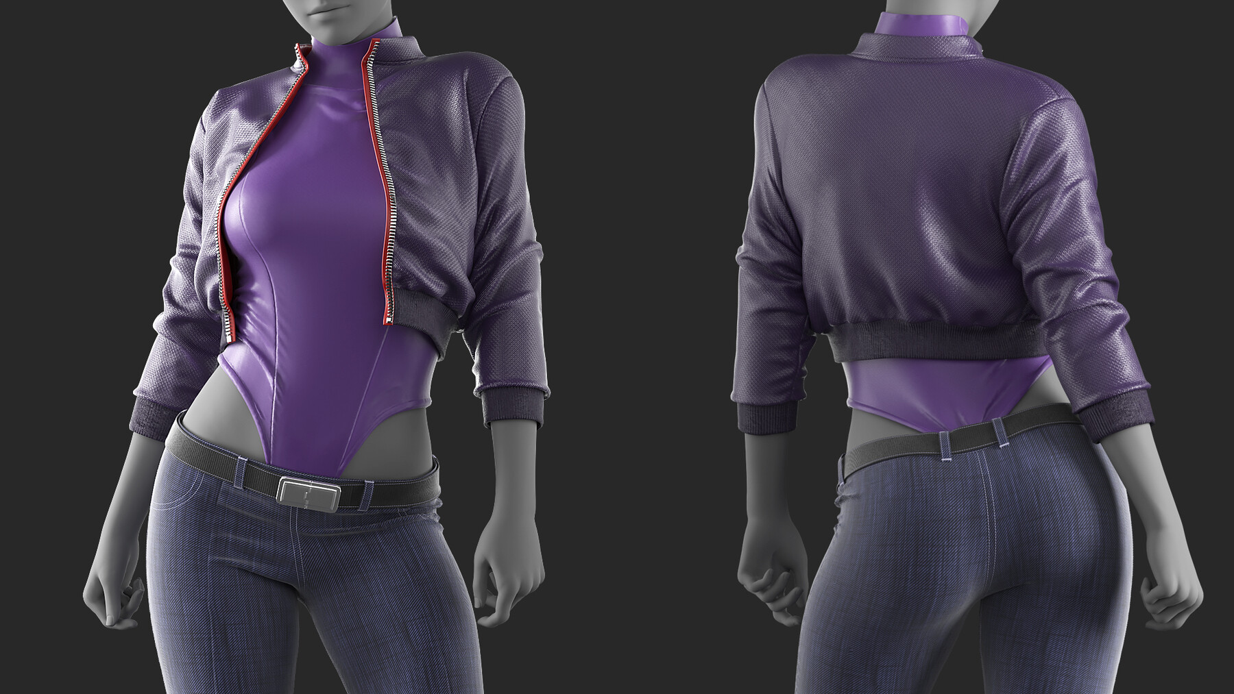 ArtStation - Girl's Outfit 44 - Marvelous / CLO Project file | Game Assets