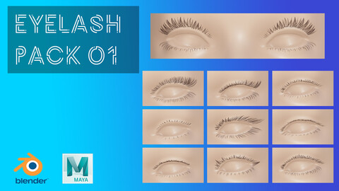 Eyelashes Pack 01