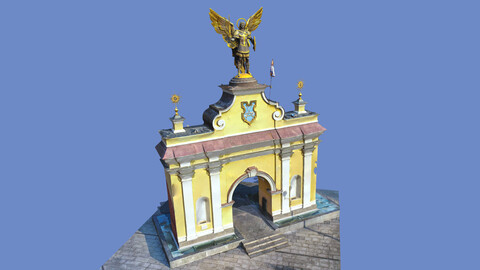 3D model - Michael Archangel - Kyiv Ukraine - usdz gltf obj