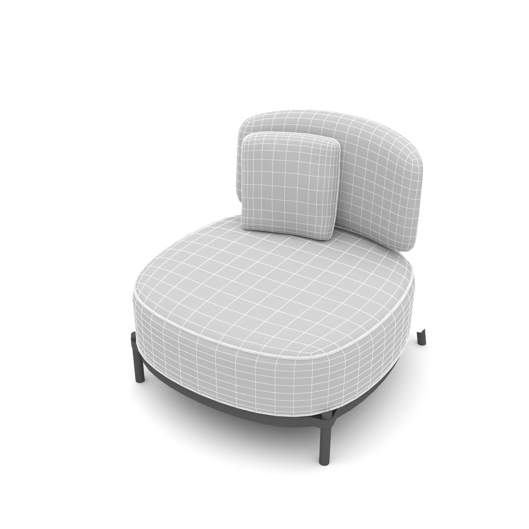 Louis Vuitton - Dolls Chair Type 2 - 3D Model for VRay, Corona