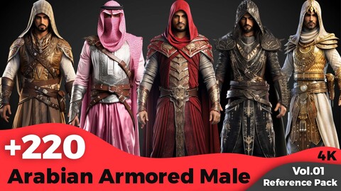 +220 Arabian Armored Male Concept (4K)