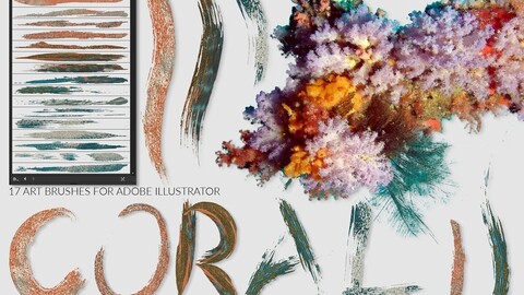 Coral Illustrator Brushes