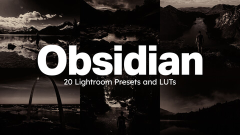 20 Obsidian LUTs & Lightroom Presets