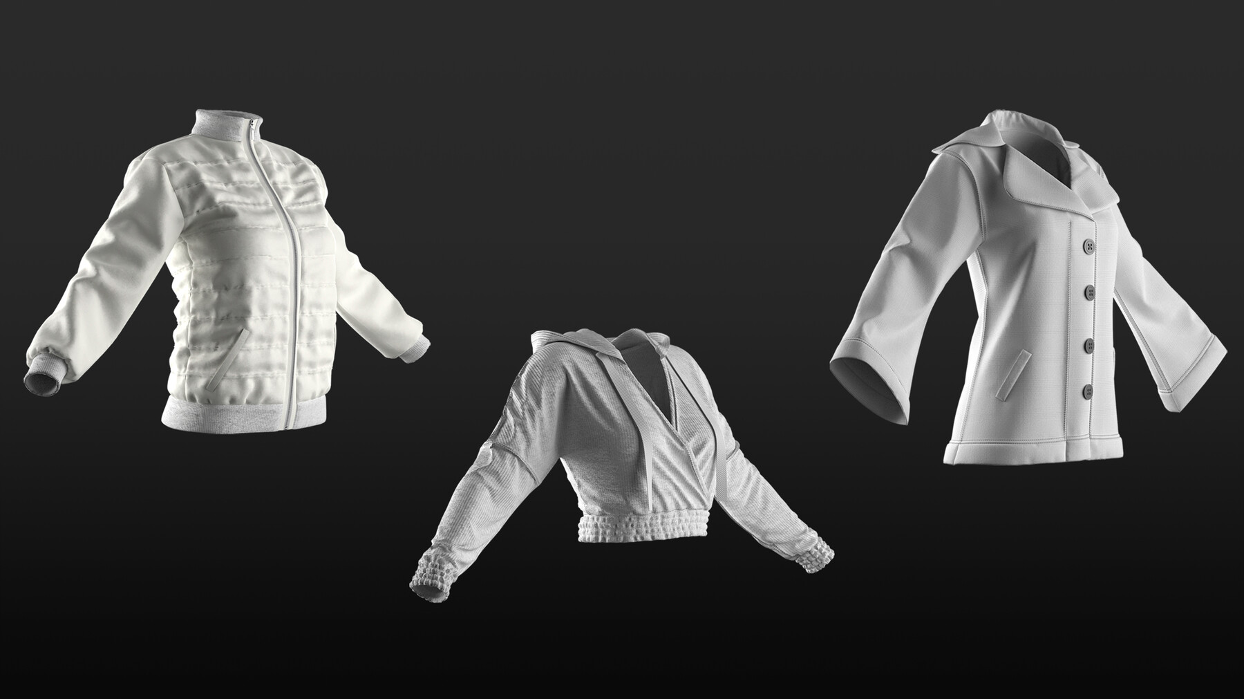 ArtStation - 19 Basic Women's Clothes Pack - VOL 02 - Marvelous / CLO ...