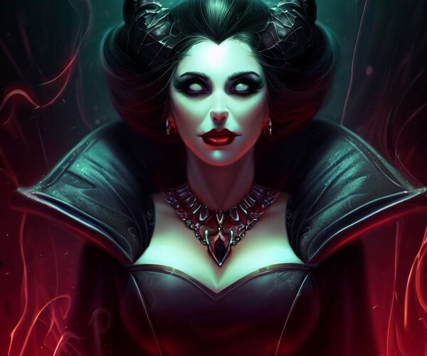 ArtStation - Evil Demon Queen Reference or Wallpaper Image | Artworks