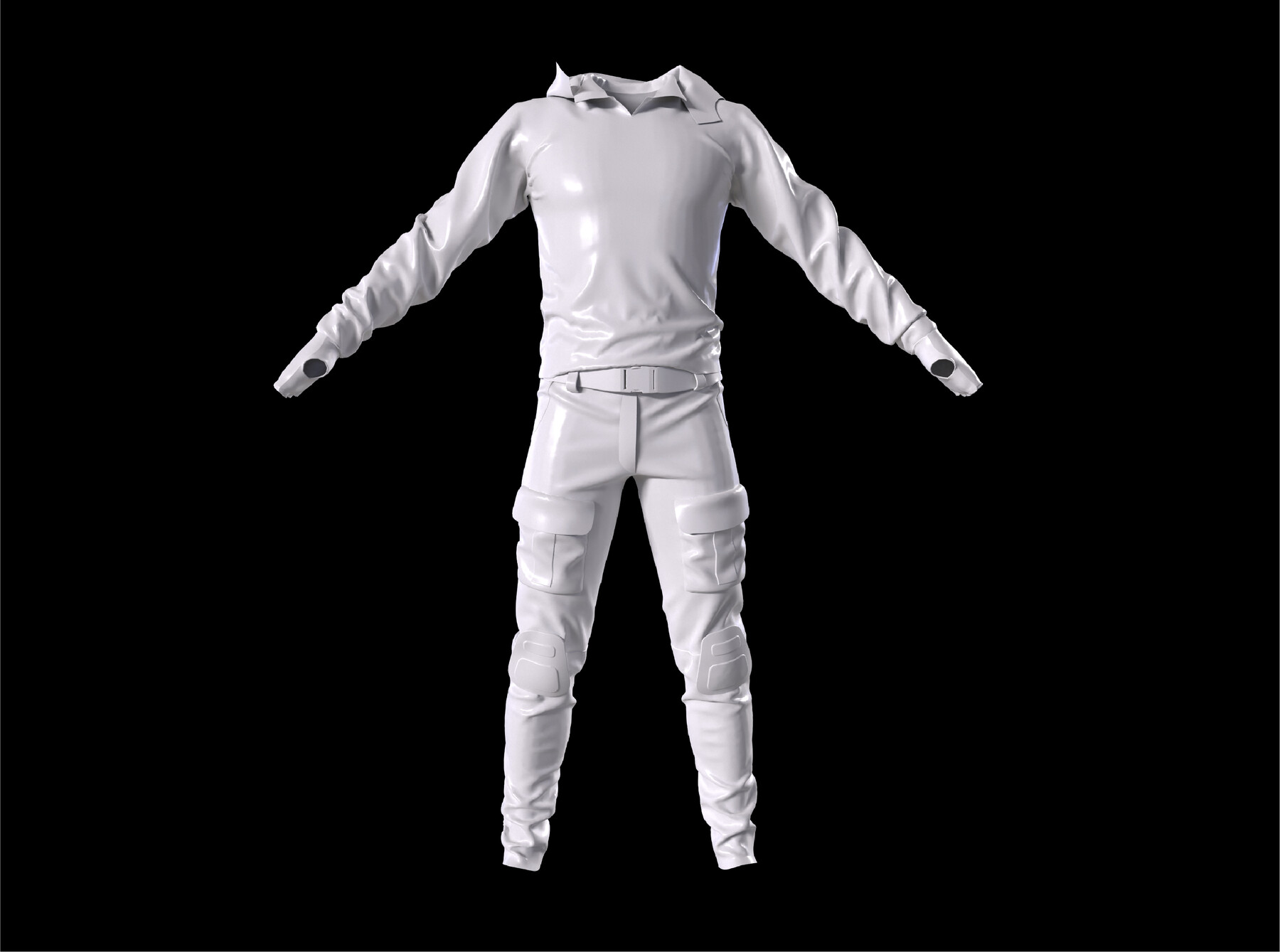 ArtStation - 3D Streetwear male outfit Fbx+Obj+Zprj | Resources