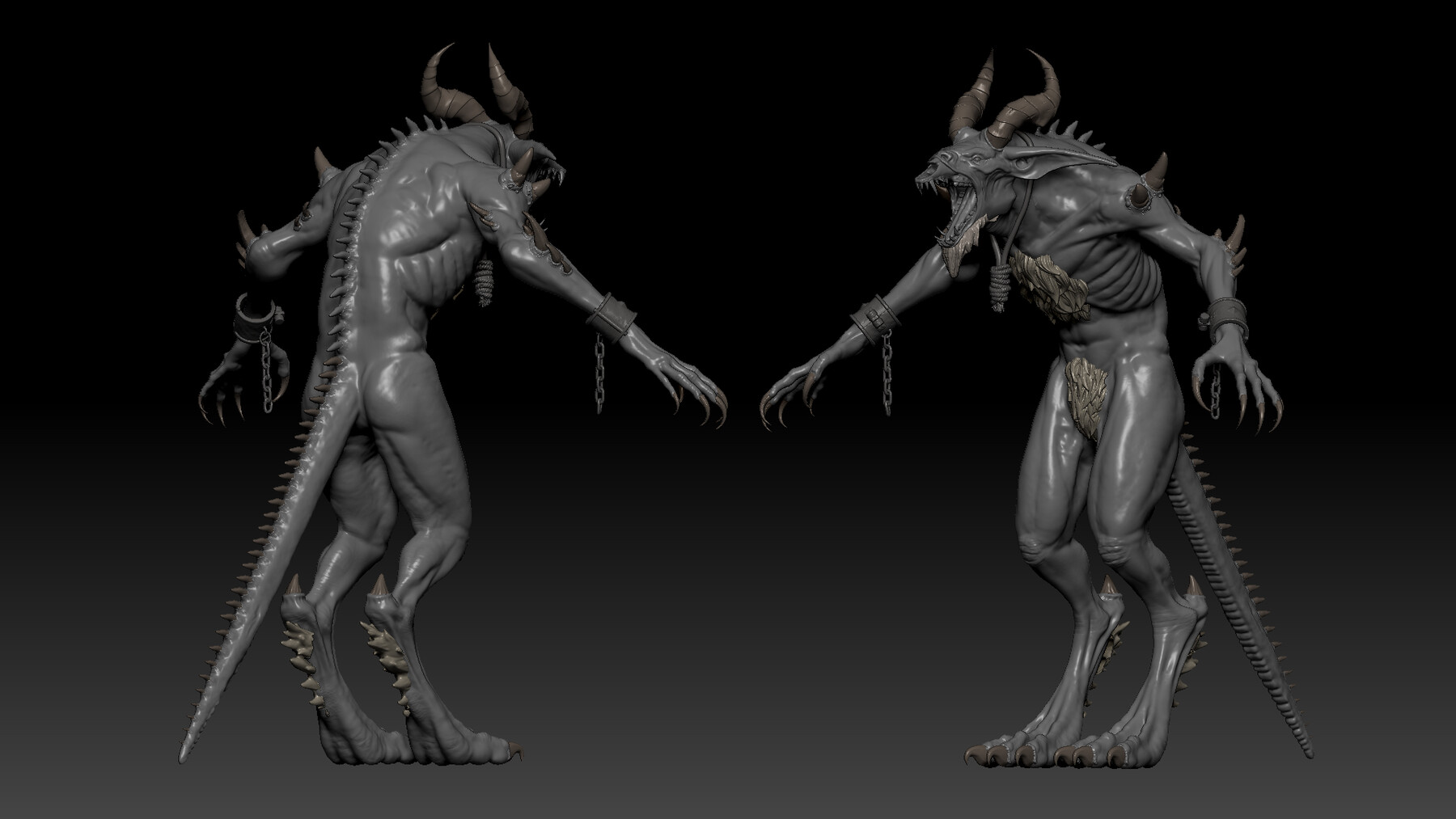 ArtStation Shadowclaw Beast High Quality Sculpt Resources   File 