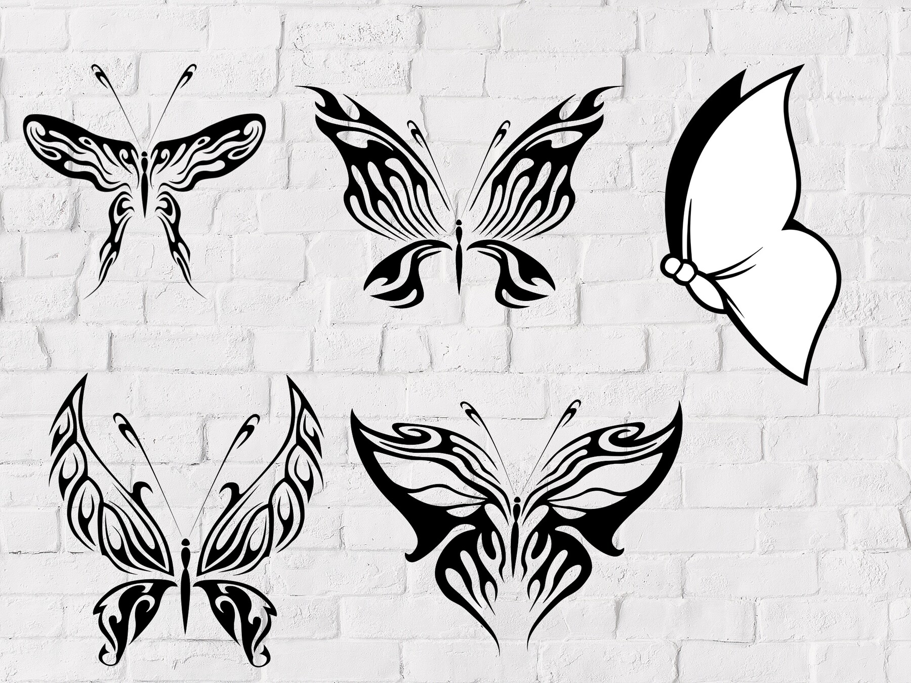 ArtStation - Butterfly SVG Bundle, Butterfly PNG, Butterfly Silhouette ...