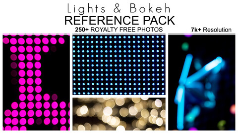 Reference Pack - Lights & Bokeh - 250+ Royalty Free Photos