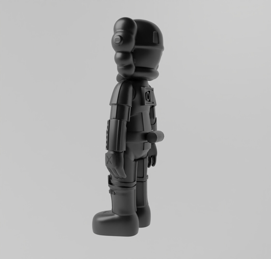 ArtStation - Kaws Companion Fan Art Toy 3d Print