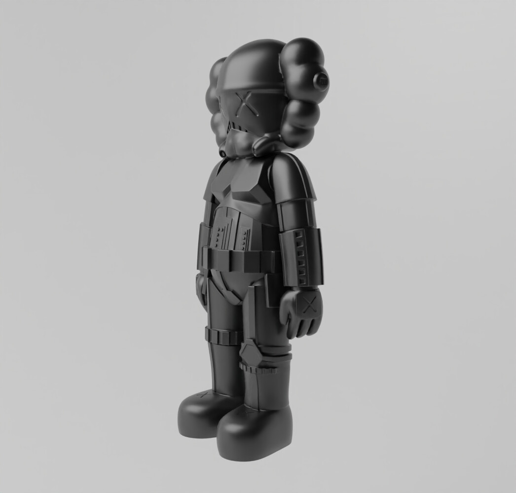 ArtStation - Kaws Stormtrooper Fan Art Toy 3d Print | Resources