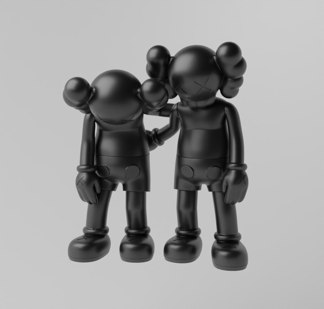 ArtStation - Kaws Along the Way Fan Art Toy 3d Print | Resources