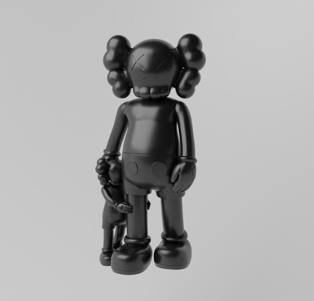 ArtStation - Kaws Good Intentions Fan Art 3d Print | Resources