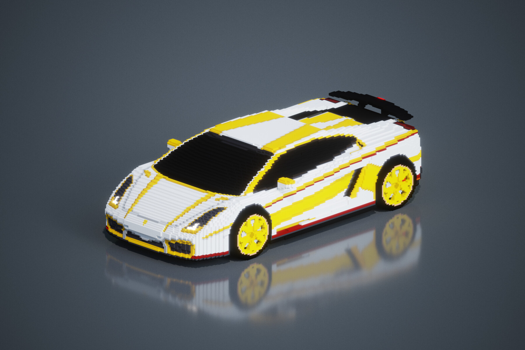 ArtStation - VOXEL RACING CAR ASSETS | Game Assets