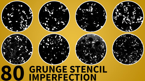 High Quality Useful Grunge Stencil Imperfection vol.10