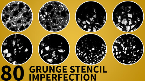 High Quality Useful Grunge Stencil Imperfection vol.11