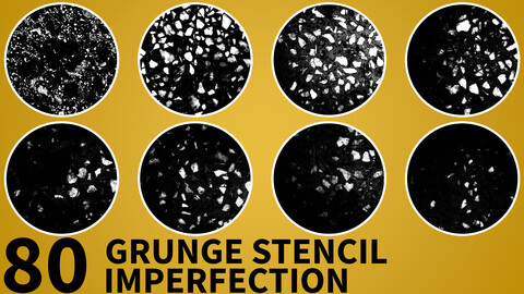 High Quality Useful Grunge Stencil Imperfection vol.12