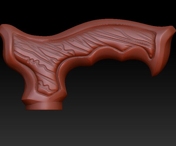 ArtStation - Cane handle 3d model for cnc | Resources