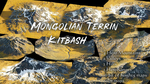 Mongolian Terrain Kitbash