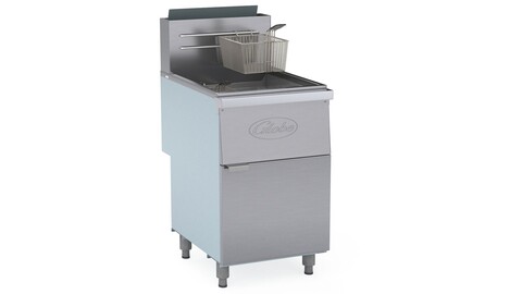 Globe Floor Fryers GFF80G Commercial Deep Fryer 3D Model