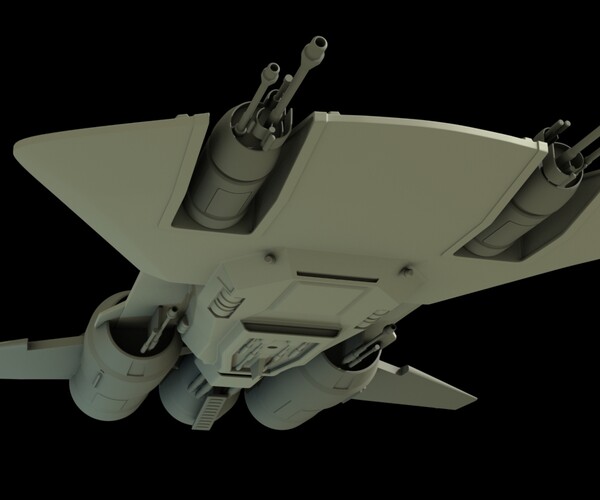 ArtStation - Star Wars The Mandalorian Pirate Snub Fighter 1:18th scale ...