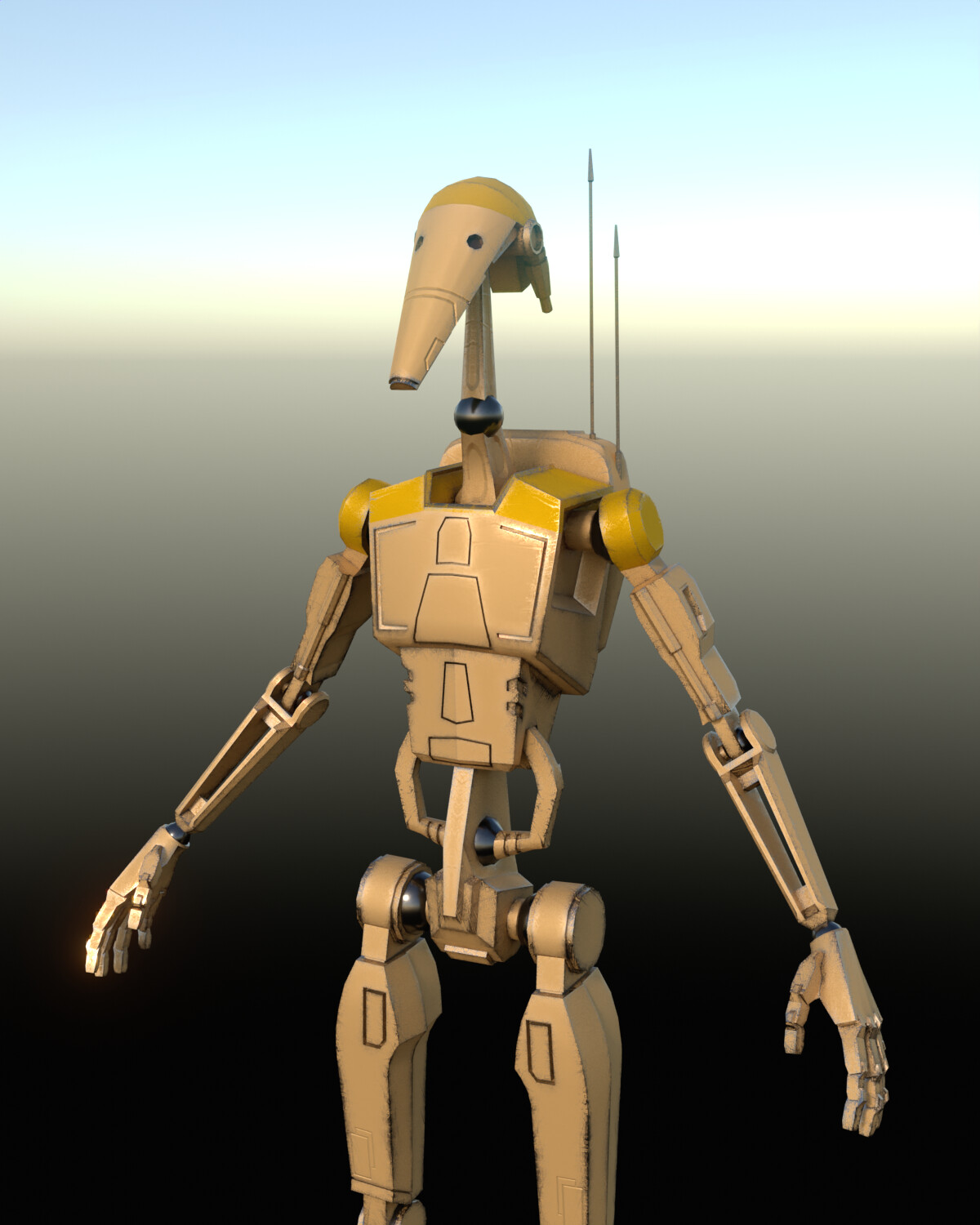 ArtStation - Battle droid | Game Assets