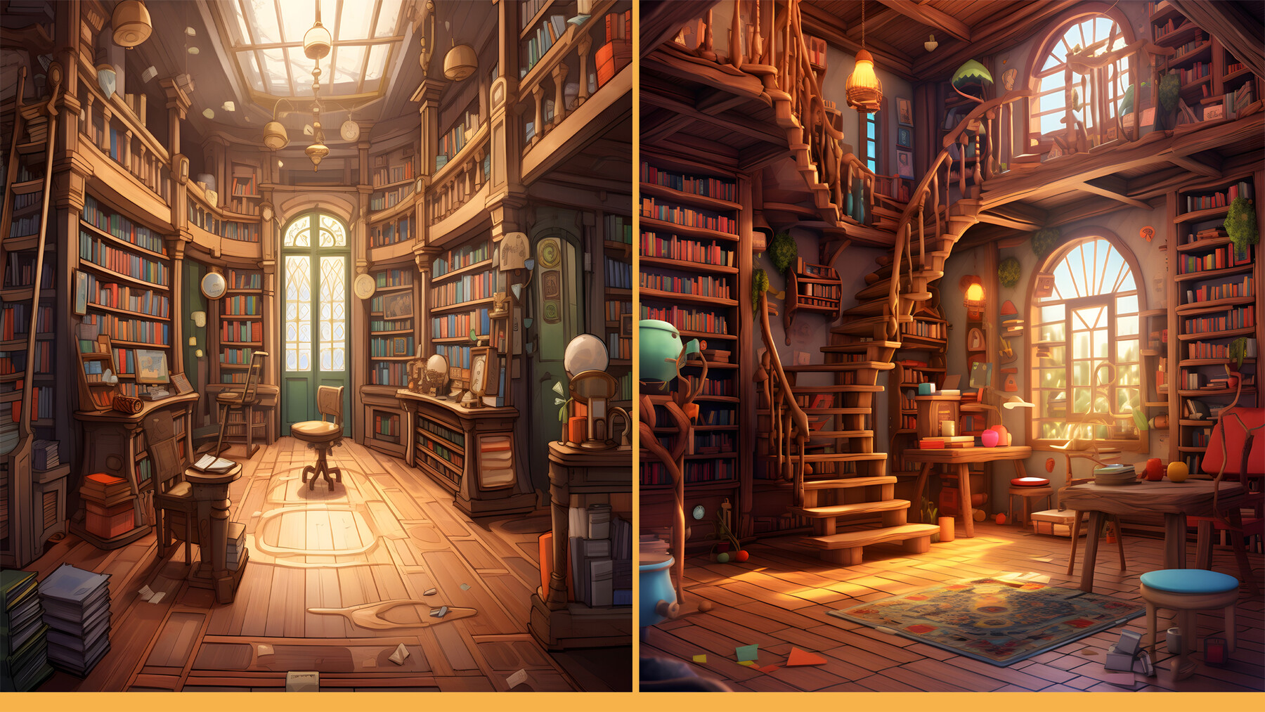 ArtStation - 606 Stylized Interior References | Artworks