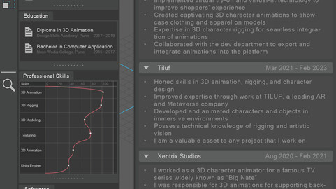 Autodesk Maya - Resume Template