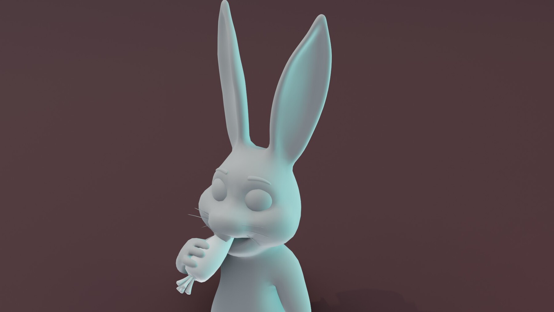 ArtStation - Cartoon Rabbit Animated and Rigged Base Mesh 3D Model ...